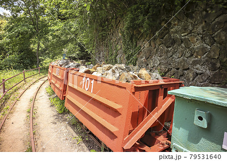佐渡鉱山 道遊坑(どうゆうこう)のバッテリートロッコ 佐渡鉱山 道遊坑(どうゆうこう)のバッテリートロッコ 79531640