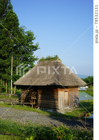 日本の原風景 遠野遺産山口の水車 日本の原風景 遠野遺産山口の水車 79532131