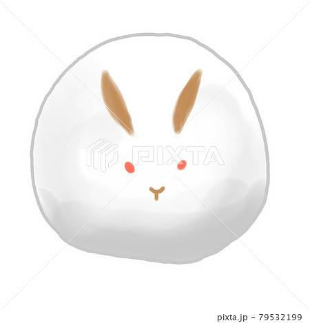 うさぎの大福のイラスト素材 [79532199] - PIXTA