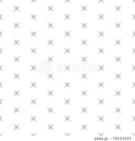 シンプルな模様のタイル素材のパターンイラスト1のイラスト素材
