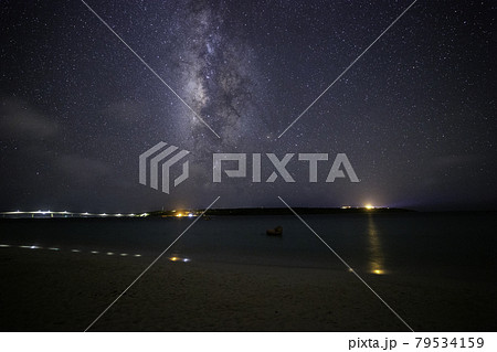 《沖縄県 宮古島》与那覇前浜から見上げる星空 79534159