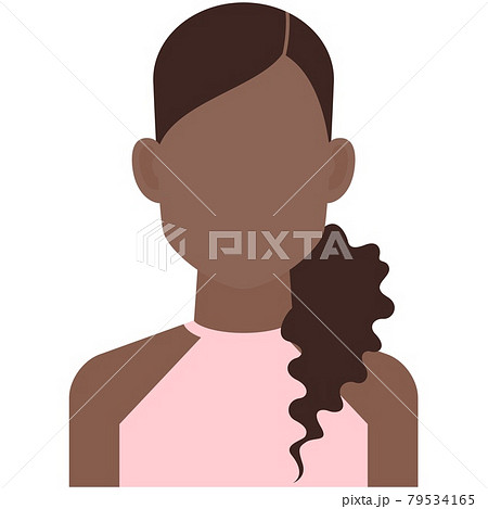 Hispanic young woman avatar icon vector isolated Hispanic young woman avatar icon vector isolated 79534165