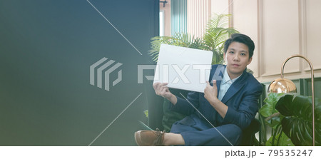 Gay lesbian LGBT businessman businesswoman success and confident in global possibility business copy space Gay lesbian LGBT businessman businesswoman success and confident in global possibility business copy space 79535247
