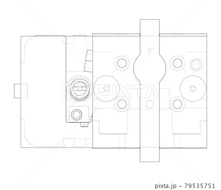 Abstract industry object concept. Vector 79535751
