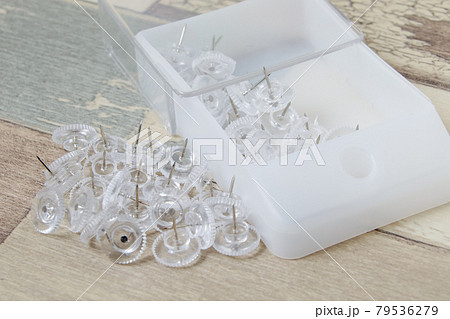 画鋲、がびょう, 画びょう, 針、刺す, 文具, 文房具, オフィス、ピン、生活雑貨 79536279