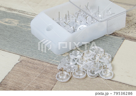 画鋲、がびょう, 画びょう, 針、刺す, 文具, 文房具, オフィス、ピン、生活雑貨 79536286