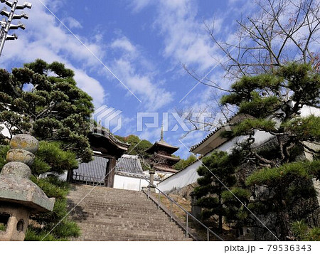 西国寺への石段 (広島県尾道市) 西国寺への石段 (広島県尾道市) 79536343