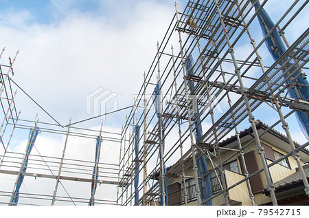 建設現場 足場 建設現場 足場 79542715