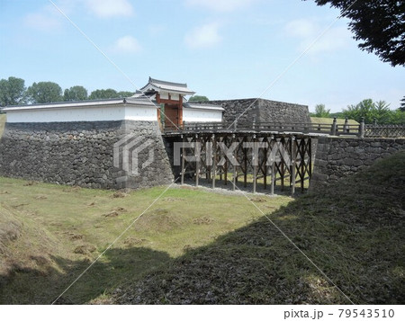 日本のお城：山形市にある山形城跡（霞城公園） 79543510