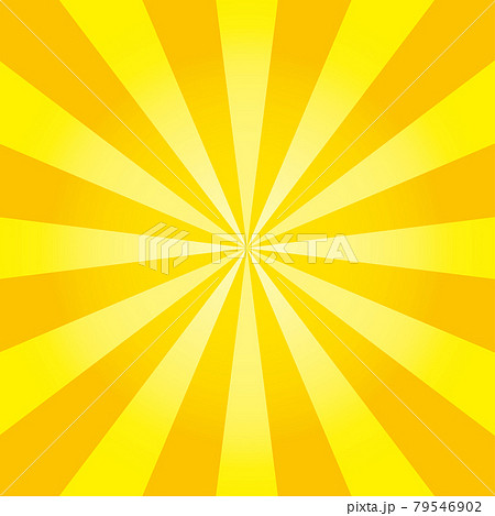 グラデーションを使用したイエローとオレンジフラッシュのベクターイラスト 正方形 のイラスト素材