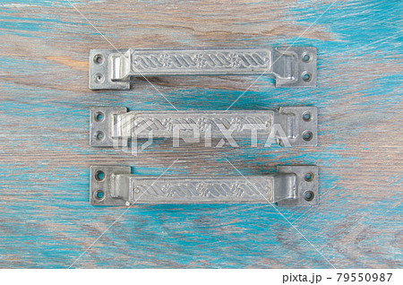 Antique aluminum door handles 79550987