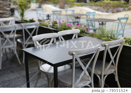 cozy place. tables in an italian restaurant on the street cozy place. tables in an italian restaurant on the street 79551524