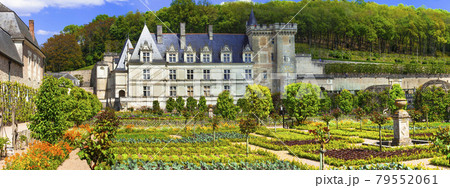 Travel and landmarks of France - Villandry castle. Loire valley 79552061