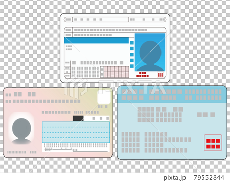 Identification card image material 79552844