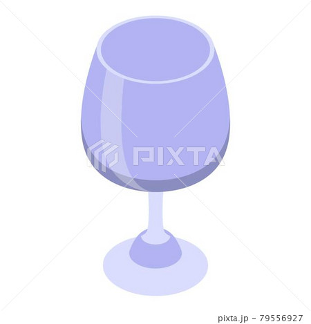 Snifter glass icon, isometric style Snifter glass icon, isometric style 79556927