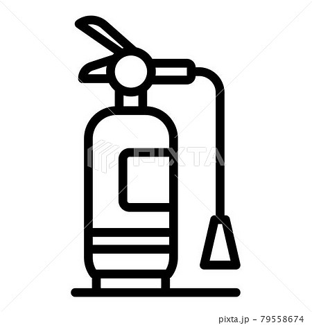 Foam fire extinguisher icon, outline style Foam fire extinguisher icon, outline style 79558674