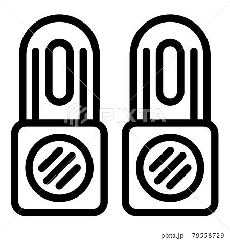Theatre walkie talkie icon, outline style 79558729