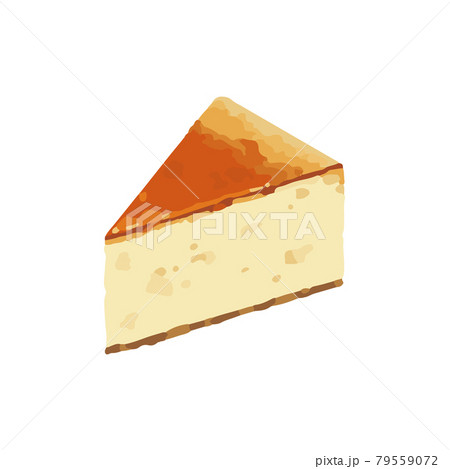 イラスト素材：チーズケーキ 79559072