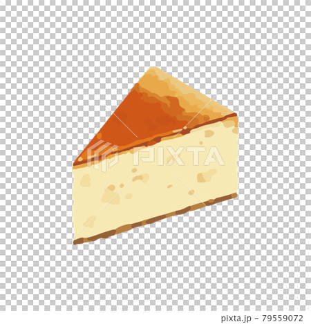 イラスト素材：チーズケーキ 79559072