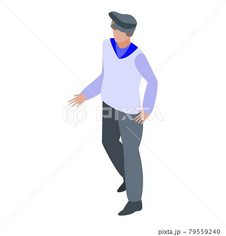 Ship sailor icon, isometric style Ship sailor icon, isometric style 79559240