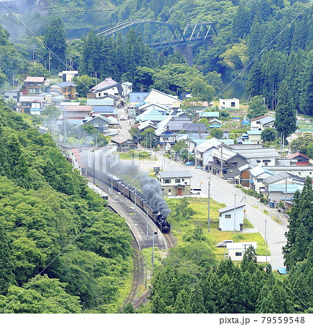 夏の磐越西線SL 夏の磐越西線SL 79559548
