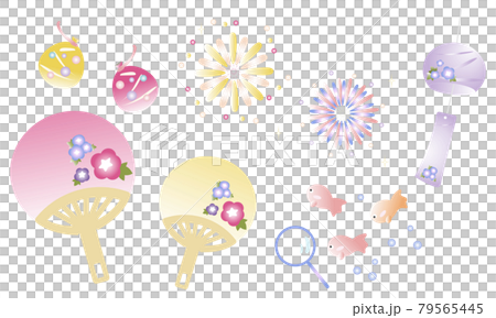 夏季節日插畫集 夏季節日插畫集 79565445