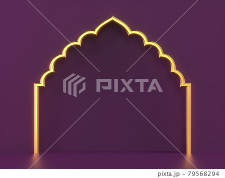 3d rendering ornate frame. 79568294