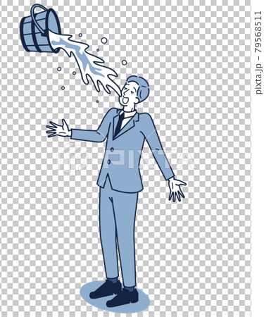 Isometric of a businessman in a suit that bathes the whole body Isometric of a businessman in a suit that bathes the whole body 79568511