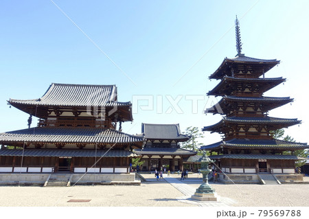 奈良 法隆寺 奈良 法隆寺 79569788