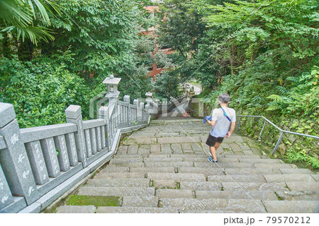 東京都港区愛宕神社男坂女坂 79570212