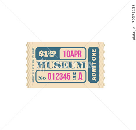 Random ticket to museum numbered paper card, price 79571158