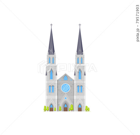 Cathedral Medieval Church Temple Chapel Buildingのイラスト素材