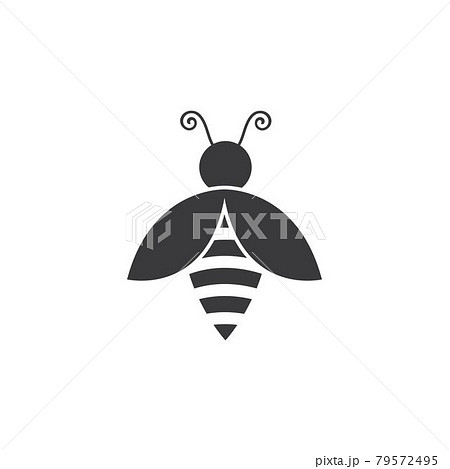 honey Bee Logo Template vector icon illustration 79572495