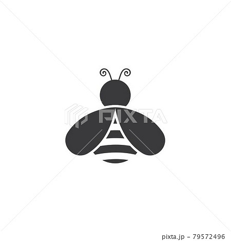 honey Bee Logo Template vector icon illustration 79572496