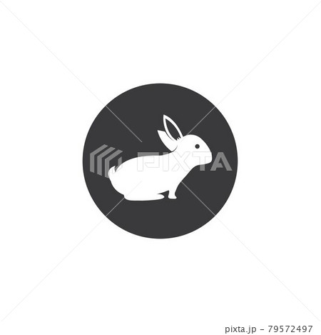 Rabbit Logo template vector icon illustration 79572497