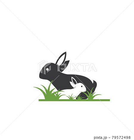 Rabbit Logo template vector icon illustration 79572498