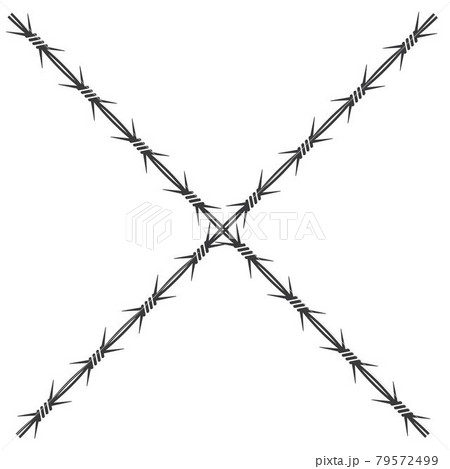 barbed wire vector illustration design 79572499