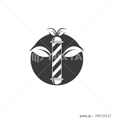 eco barber shop icon logo vector icon eco barber shop icon logo vector icon 79572517