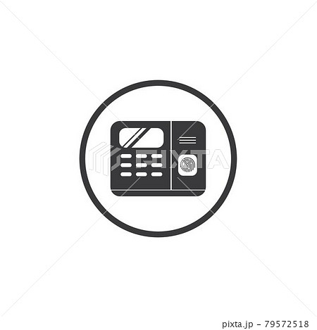 fingerprint scanner machine icon vector illustration design fingerprint scanner machine icon vector illustration design 79572518