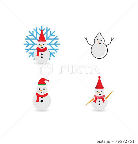 Snow man design illustration Snow man design illustration 79572751