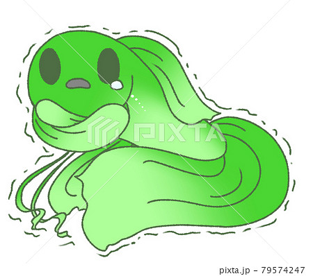 寒くて震えるベタ(緑色) 寒くて震えるベタ(緑色) 79574247