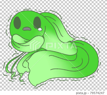 寒くて震えるベタ(緑色) 寒くて震えるベタ(緑色) 79574247