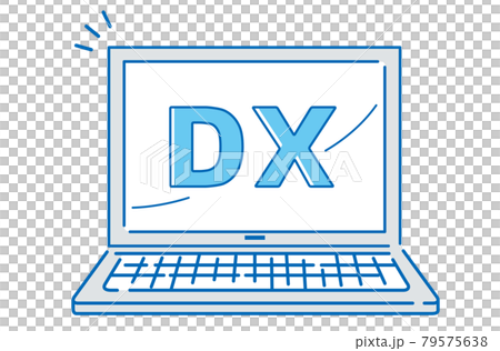 DX　パソコン　イラスト 79575638