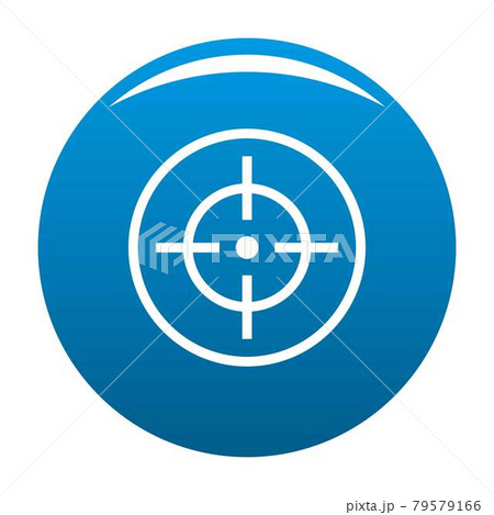 Telescope icon blue vector 79579166