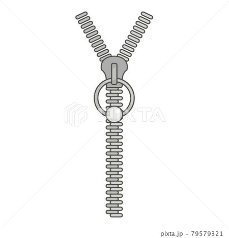 Sweater zip icon, cartoon style 79579321