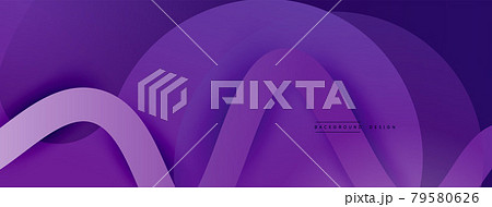 Abstract gradient background with wave line with shadow effect. Geometric composition. 3D shadow effects and fluid gradients 79580626