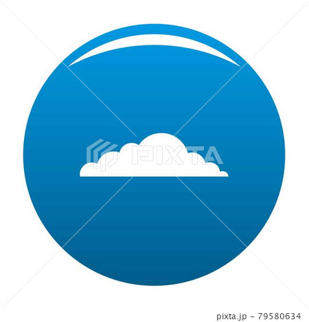 Climate cloud icon blue vector Climate cloud icon blue vector 79580634