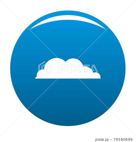 Rain cloud icon blue vector Rain cloud icon blue vector 79580699