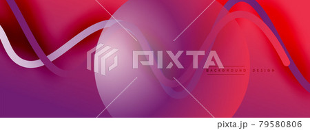 Abstract gradient background with wave line with shadow effect. Geometric composition. 3D shadow effects and fluid gradients Abstract gradient background with wave line with shadow effect. Geometric composition. 3D shadow effects and fluid gradients 79580806