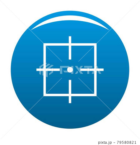 Purpose icon blue vector Purpose icon blue vector 79580821